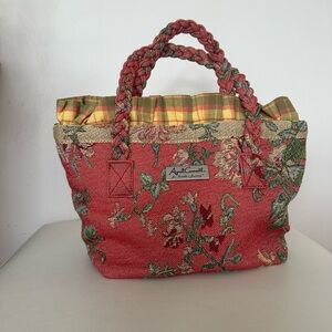 April Cornell for Isabella’s Journey Floral Tapestry Handbag Boho Cottagecore